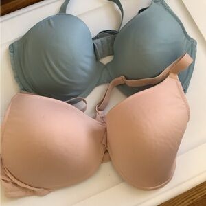 Women's Intimates Set - Blue and Pink Bras